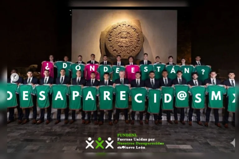 Colectivos de Nuevo León crean selección de desaparecidos con inteligencia artificial para el Mundial 2026