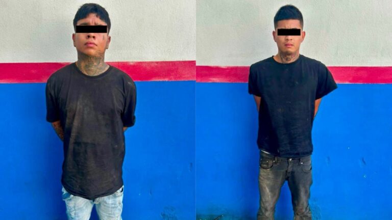 Fuerza Civil y Policía de Escobedo detienen a dos presuntos generadores de violencia