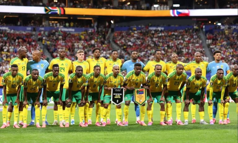 La selección de Sudáfrica llegó a Monterrey para su tercer partido mundialista en Nuevo León