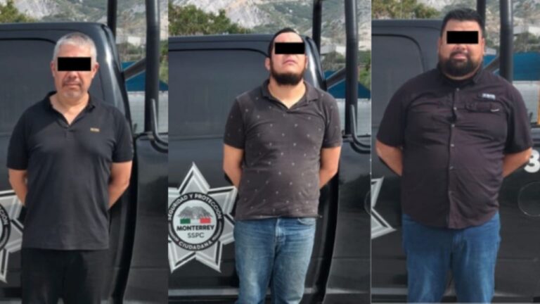 Tres hombres son detenidos tras irrumpir y robar en un negocio de Monterrey Tres hombres son detenidos tras irrumpir y robar en un negocio de Monterrey