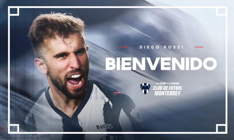 Diego Rossi refuerza a Rayados de Monterrey para el Apertura 2026