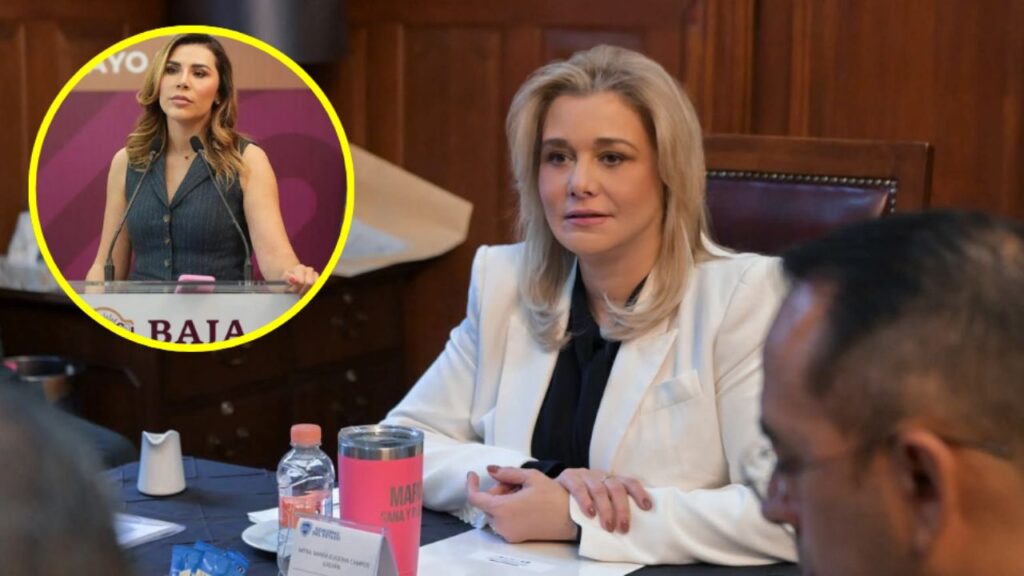María Eugenia Campos Galván, gobernadora de Chihuahua, durante mensaje en video sobre acusaciones contra Marina del Pilar