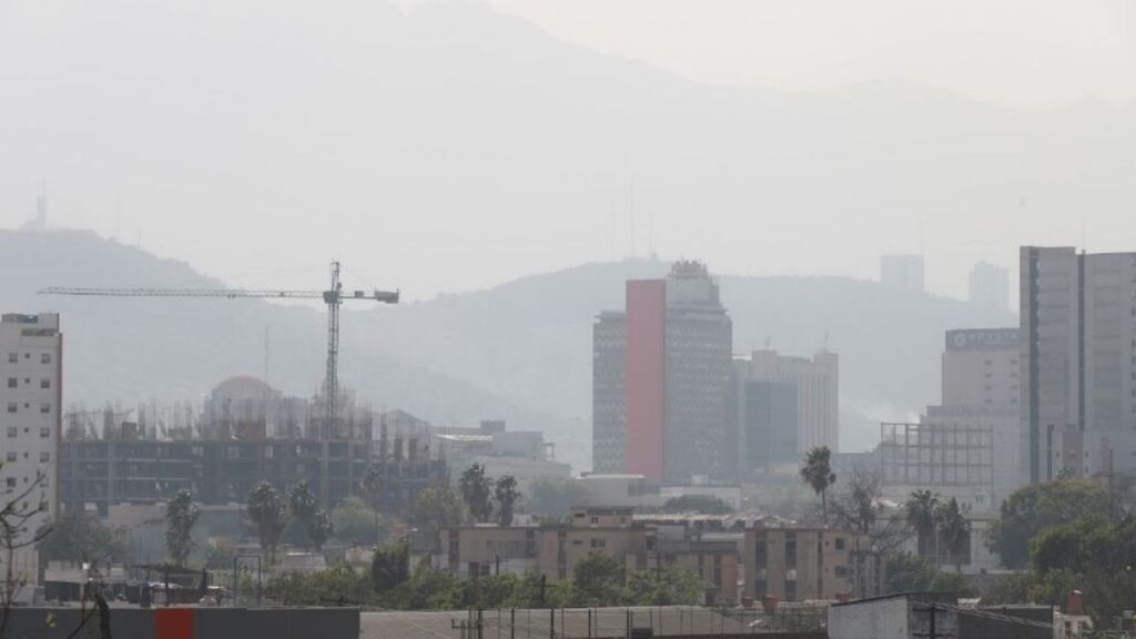 Estación de monitoreo de calidad del aire del Sistema Integral de Monitoreo Ambiental en la Zona Metropolitana de Monterrey