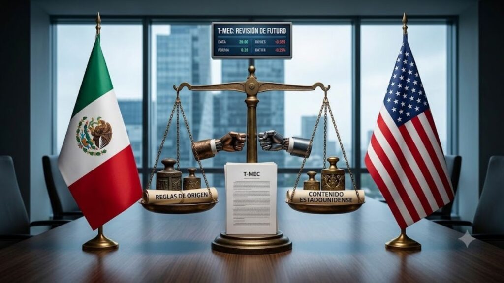 Reunión de negociaciones del T-MEC entre México y Estados Unidos en la Secretaría de Economía