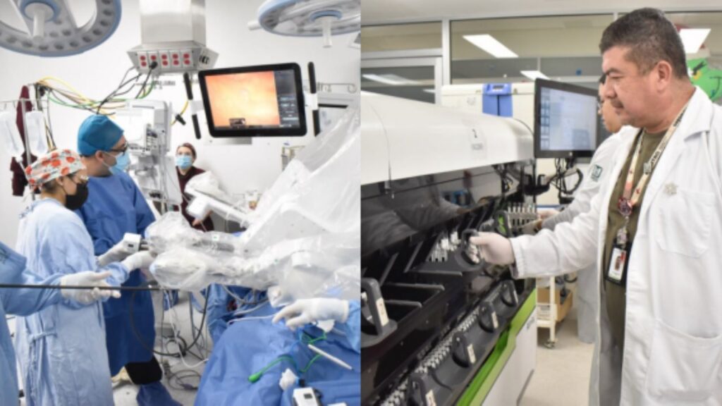 Construcción del nuevo Hospital General Regional del IMSS en Santa Catarina, Nuevo León, que contará con 553 camas y 39 especialidades médicas