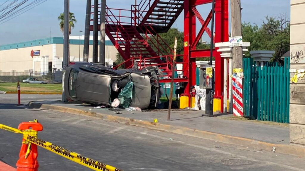 Liberan a conductora que atropelló a vendedor de pan en Apodaca Avenida Miguel Alemán en Apodaca donde ocurrió el atropello fatal de Francisco Pascual Chavarría