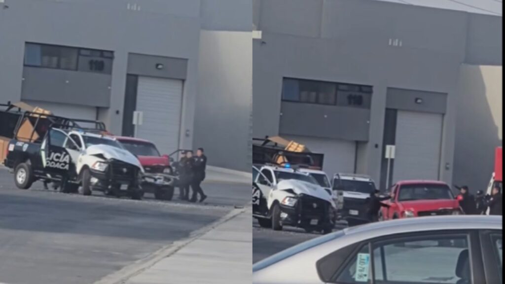 Persecución y balacera en Apodaca tras choque en centro comercial Persecución policial en Apodaca tras incidente en centro comercial con camioneta Ford F-150