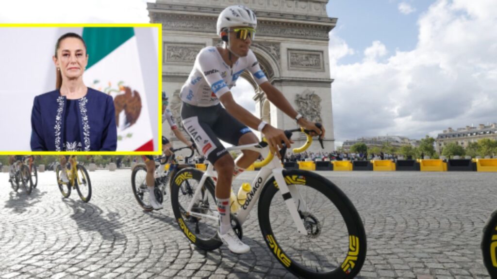 Isaac del Toro celebra su histórico tercer lugar en el podio del Tour de Francia 2026