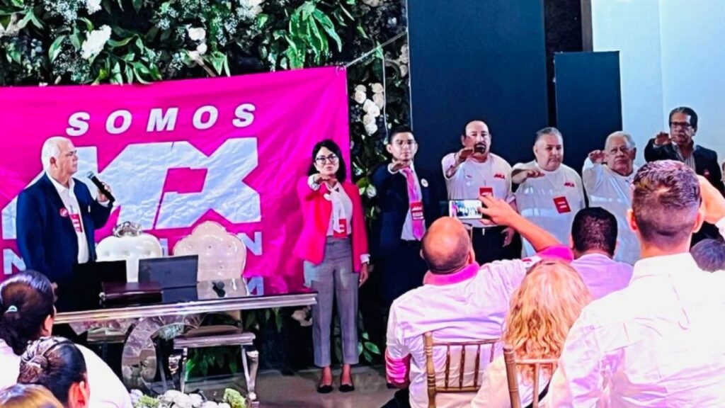 Sandra Patricia Moreno Ramírez rinde protesta como dirigente estatal de Somos México en Nuevo León