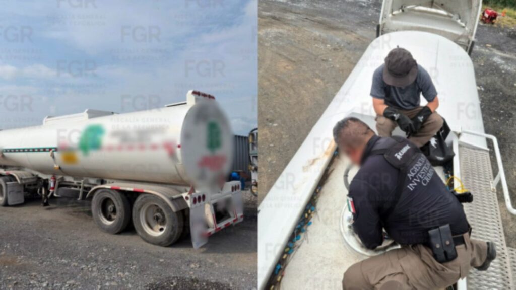FGR asegura 373 mil litros de huachicol en Allende, Nuevo León Operativo de la FGR asegura más de 373 mil litros de combustible ilícito en Allende, Nuevo León
