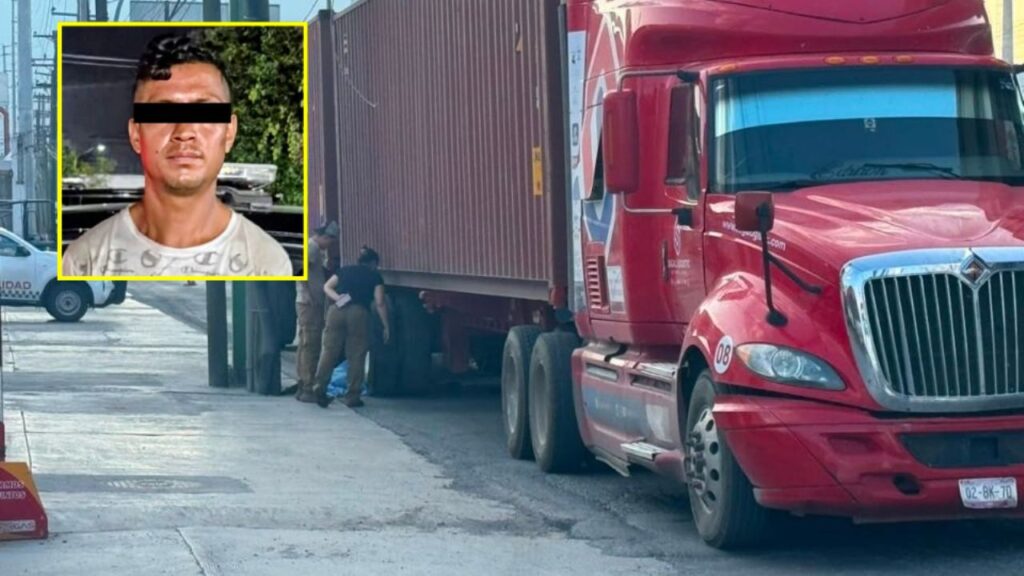 Capturan a hombre que empujó a adulto mayor a tráiler en Monterrey Detención de Héctor N en Barrio Antiguo, Monterrey, señalado de empujar a adulto mayor que murió atropellado por tráiler